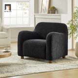  Ghế sofa đơn vải lông cừu xinh xắn DT108 Berken cho shop tiệm 