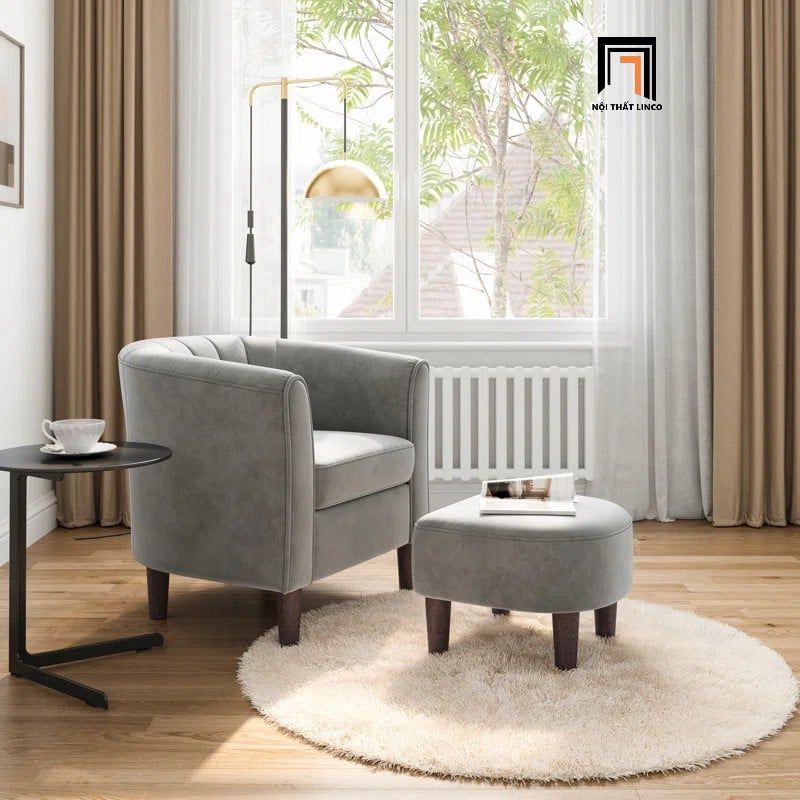  Ghế sofa đơn phòng khách nhỏ gọn DT92 Torrence vải nỉ mềm 