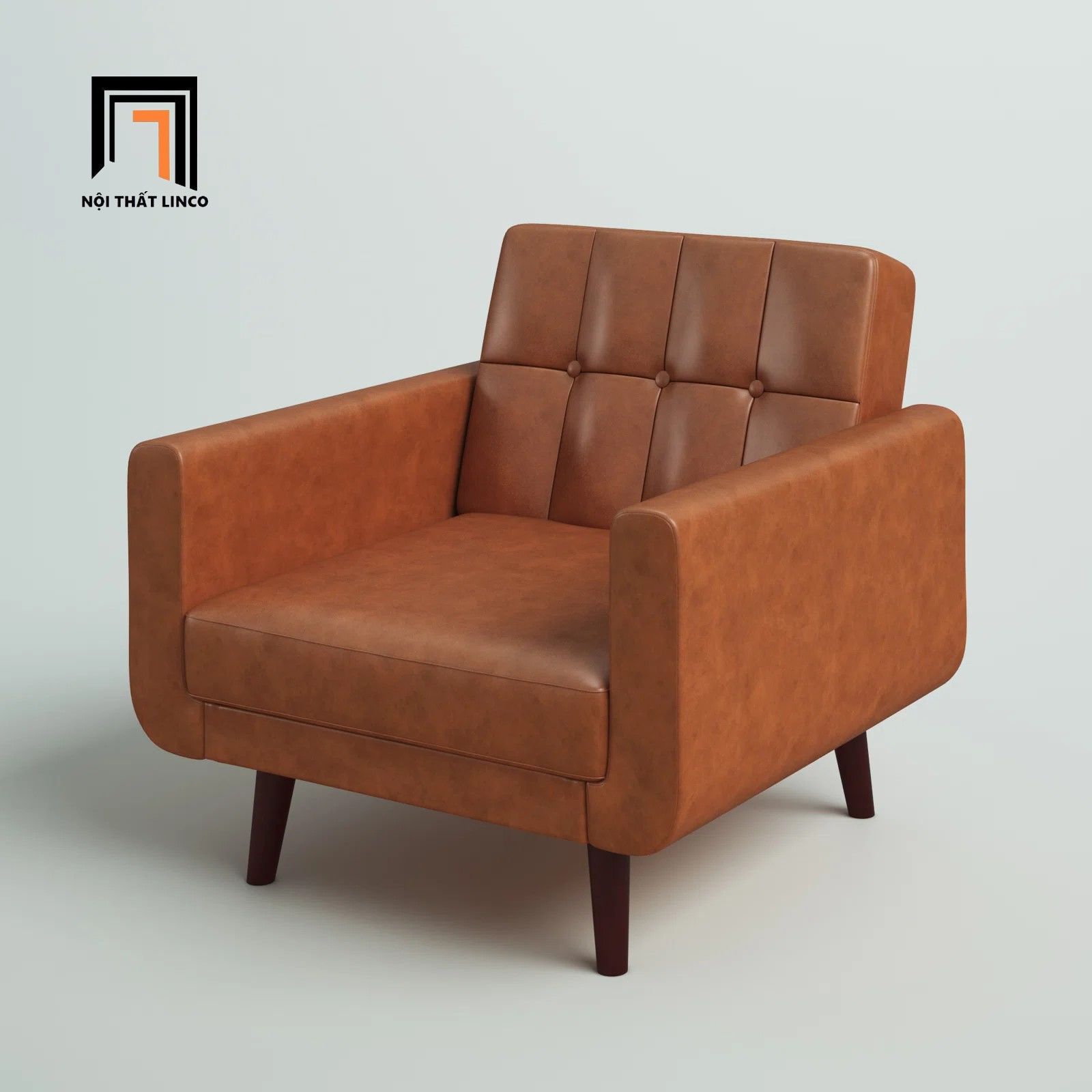 Ghế sofa đơn 1 chỗ ngồi DT5 Gaige giả da cho văn phòng 