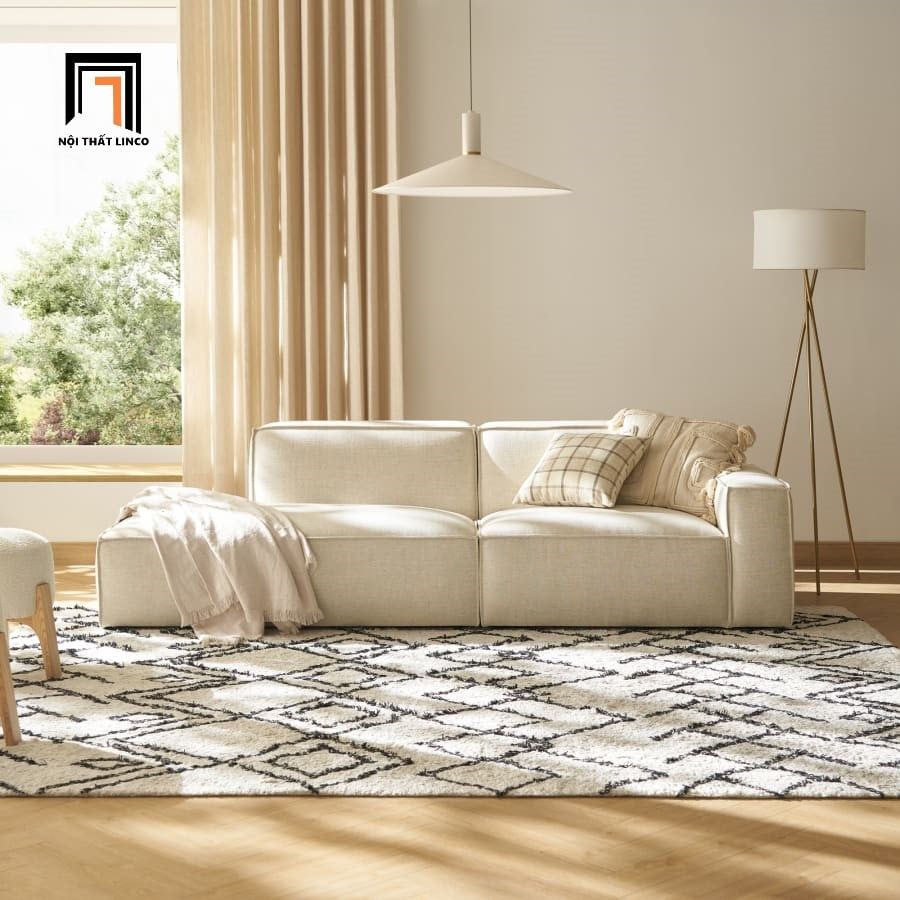  Bộ ghế sofa góc L GT271 Cary 2m5 x 2m phòng khách gia đình 