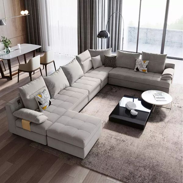 sofa chữ u 4m x 2m5 x 1m6