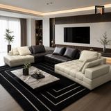  Ghế sofa chữ U UT24 Seneca phối màu sang trọng, nổi bật 