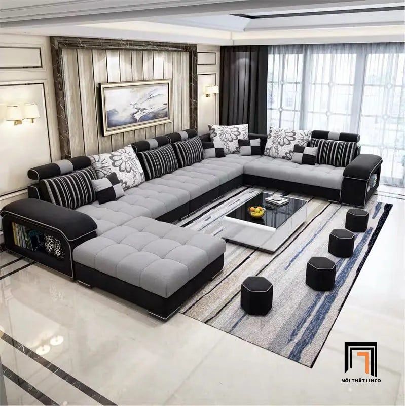  Bộ ghế sofa U 4m05 UT4 Bearden sang trọng, hiện đại 