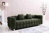  Ghế sofa băng xinh xắn BHQ9 Toum dài 2m vải lông cừu xám 