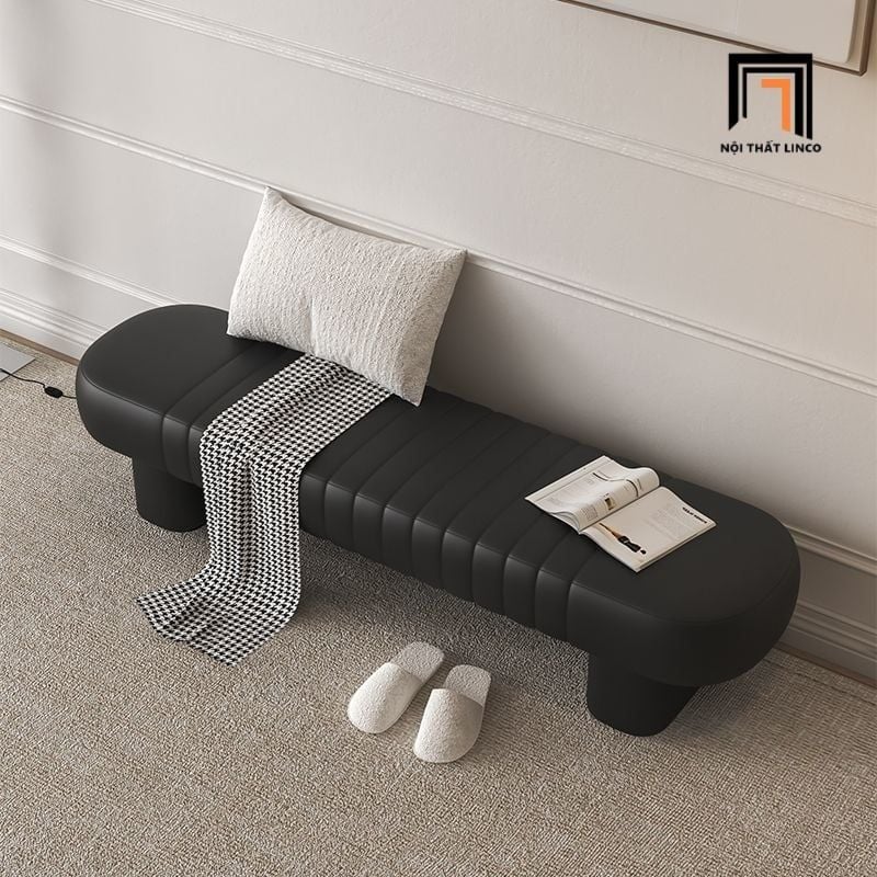  Ghế đôn sofa da công nghiệp 1m5 SB27 Hinson cho sảnh chờ 
