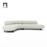  Bộ ghế sofa góc GT59 Hoek 2m8 x 1m8 màu xanh đen cho sảnh chờ 