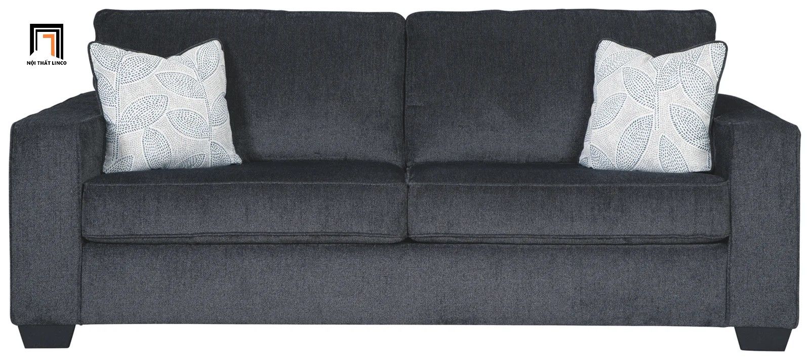  Ghế sofa băng thư giãn BT38 Rima dài 1m9 xám đen giá rẻ 