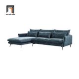  Bộ ghế sofa góc L 2m4 x 1m6 GT33 Heemor vải nhung nỉ đẹp 