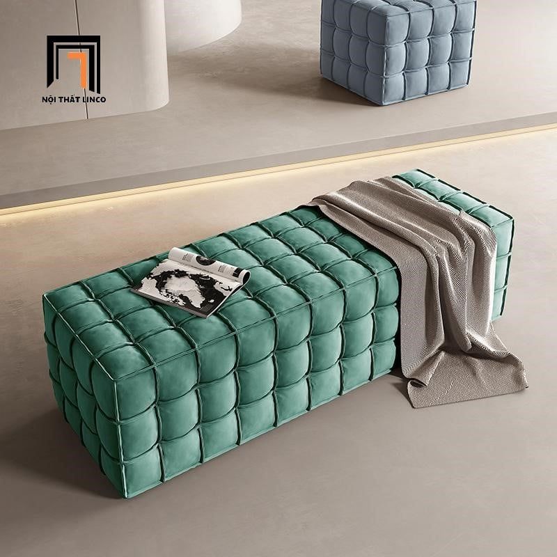  Ghế đôn sofa dài hiện đại SB31 Calei dài 1m3 sang trọng 