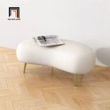  Ghế sofa đôn hạt đậu SB34 Wister 1m x 55 vải nỉ chân inox 