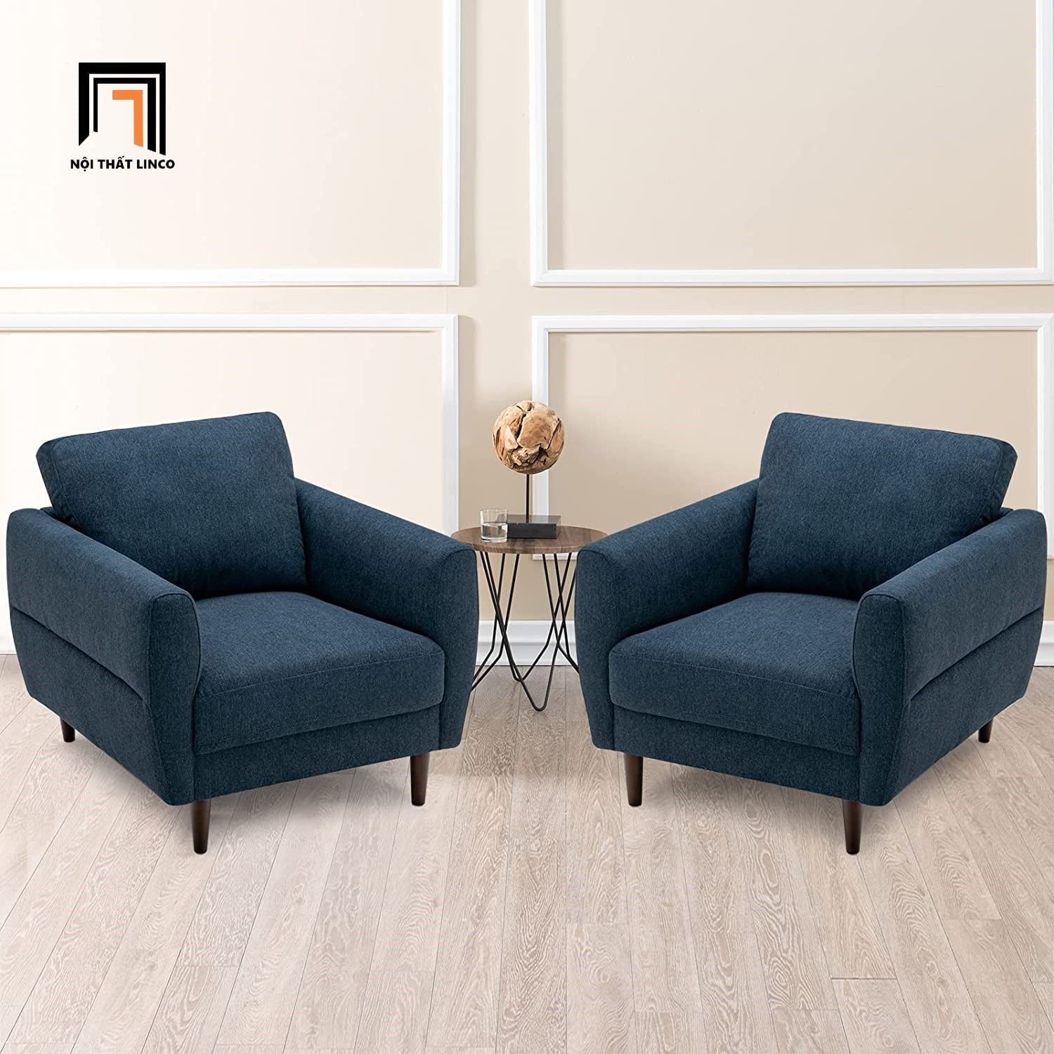  Ghế sofa đơn thư giãn DT30 Beamo vải nỉ xinh xắn cho gia đình 