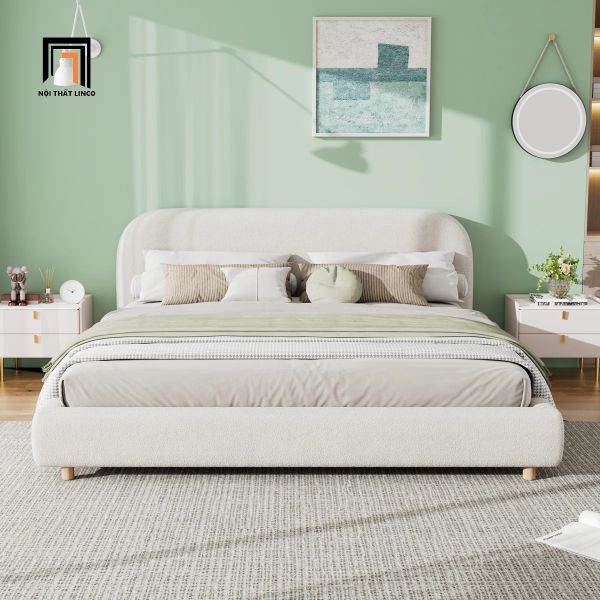 giường ngủ bọc nệm giá rẻ