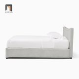  Giường ngủ bọc vải xám trắng GN129 Eolia 1m6 x 2m trẻ trung 