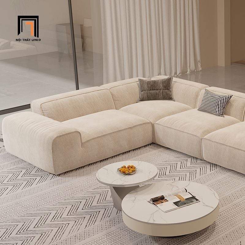  Sofa chữ U cao cấp UT42 Ceasar dài 3m7 phong cách hiện đại 