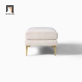  Ghế sofa đôn chữ nhật SB2 Andes 1m3 x 50 vải nỉ trắng kem 