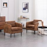  Ghế sofa đơn da giả chống trầy DT87 Raionna cho văn phòng 