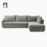  Bộ ghế sofa góc xám ghi 2m4 GT78 Easton cho căn hộ chung cư 