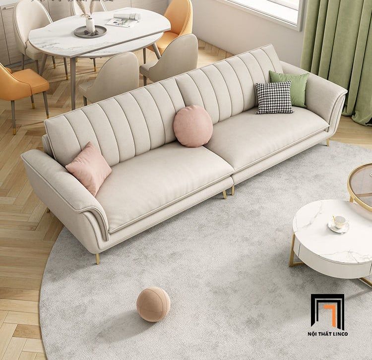 Ghế sofa băng kiểu dáng đẹp BHQ7 Sorgio 2m4 da công nghiệp 