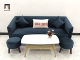  Bộ ghế sofa băng dài xanh đậm BL6 Pelly dài 1m9 cho văn phòng 