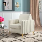  Ghế sofa đơn vải nhung mềm DT103 Cedar trang trí sảnh chờ đẹp 