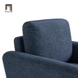  Ghế sofa đơn 1 chỗ ngồi DT100 Arsaluis vải nỉ màu xanh đậm 