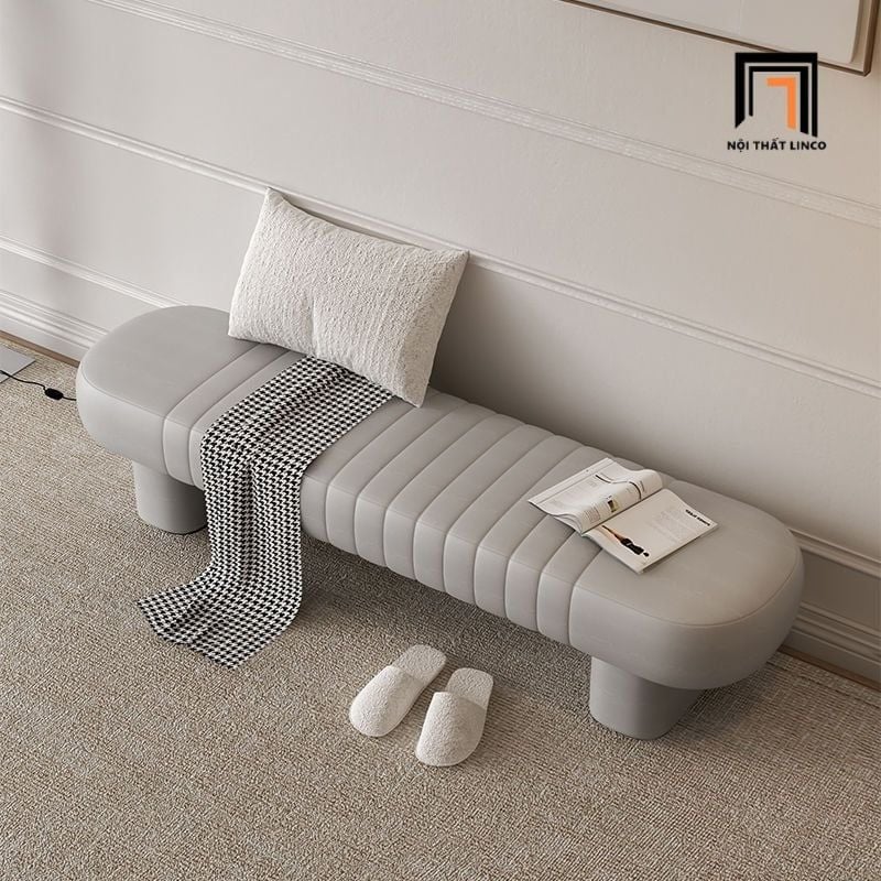  Ghế đôn sofa da công nghiệp 1m5 SB27 Hinson cho sảnh chờ 