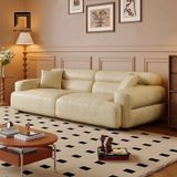  Sofa băng da xanh rêu cho văn phòng BHQ76 Fernal dài 2m1 