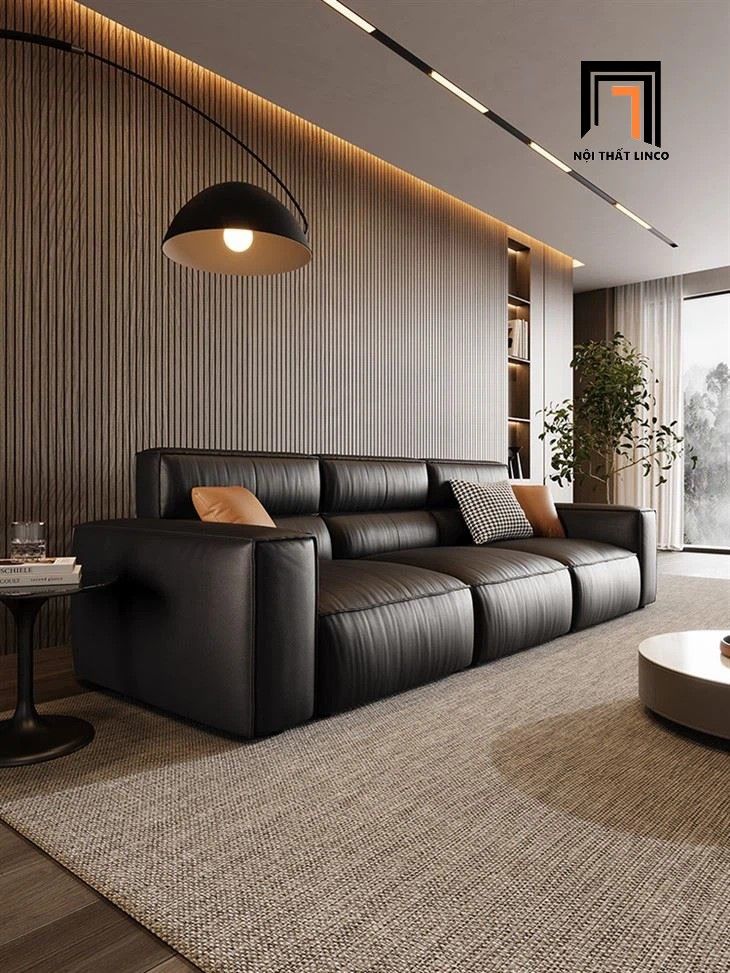  Ghế sofa băng đôi cao cấp BHQ49 Toston 2m2 da công nghiệp 