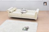  Sofa giường đính nút sang trọng 2m GB26 Ermera vải nhung kem 