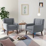  Sofa đơn màu xanh dương DT96 Uixe cho văn phòng tiếp khách 