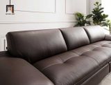  Bộ ghế sofa văng da nâu đậm BHQ39 Chore 2m5 phòng khách 
