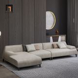  Bộ ghế sofa góc L da giả GT48 Rovigo 2m7 x 1m7 màu xám ghi 