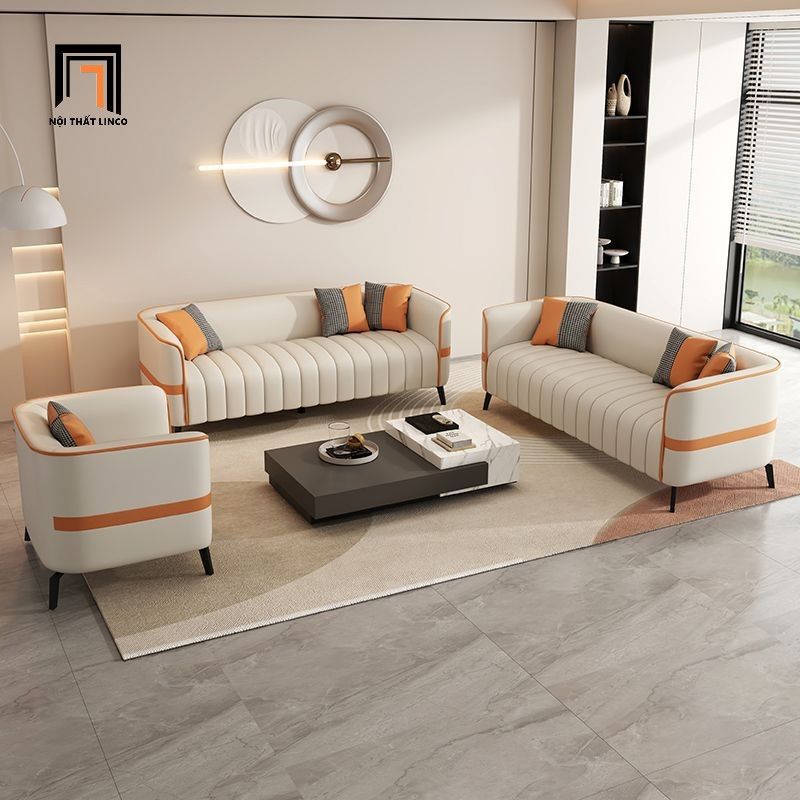  Ghế sofa băng cong bọc da BHQ60 Chapada 2m cho sảnh chờ 