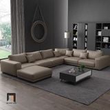  Sofa U 3m Paulina UT23 xám đen dễ phối nội thất 