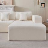  Ghế sofa chữ U UT17 Dade 3m1 màu kem giá rẻ 