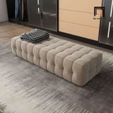  Ghế đôn sofa chữ nhật vải nỉ SB26 Andrews dài 1m8 giật lún 