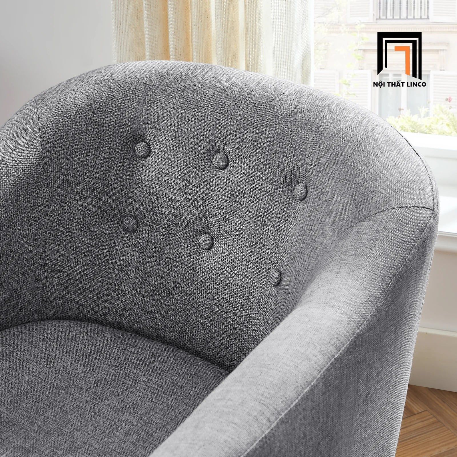  Ghế sofa đơn trang trí DT7 Dreer phòng khách nhỏ xinh xắn 