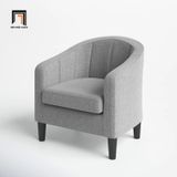  Ghế sofa đơn xám trắng giá rẻ DT95 Alina phòng khách hiện đại 