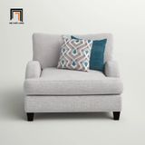  Ghế sofa đơn xám trắng DT13 Somerville phong cách tân cổ điển 
