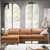  Bộ ghế sofa góc GT24 Mckenny 2m4 x 1m6 phong cách Âu Mỹ 