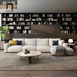  Bộ ghế sofa góc chữ L lớn GT29 Hoove 3m x 1m6 xám trắng 