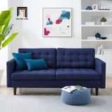  Ghế sofa băng giật nút BT8 Ramadin màu xám lông chuột giá rẻ 