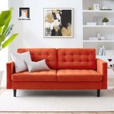  Ghế sofa băng giật nút BT8 Ramadin màu xám lông chuột giá rẻ 