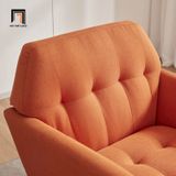  Ghế sofa đơn màu cam hiện đại DT97 Chopda phòng khách đẹp 