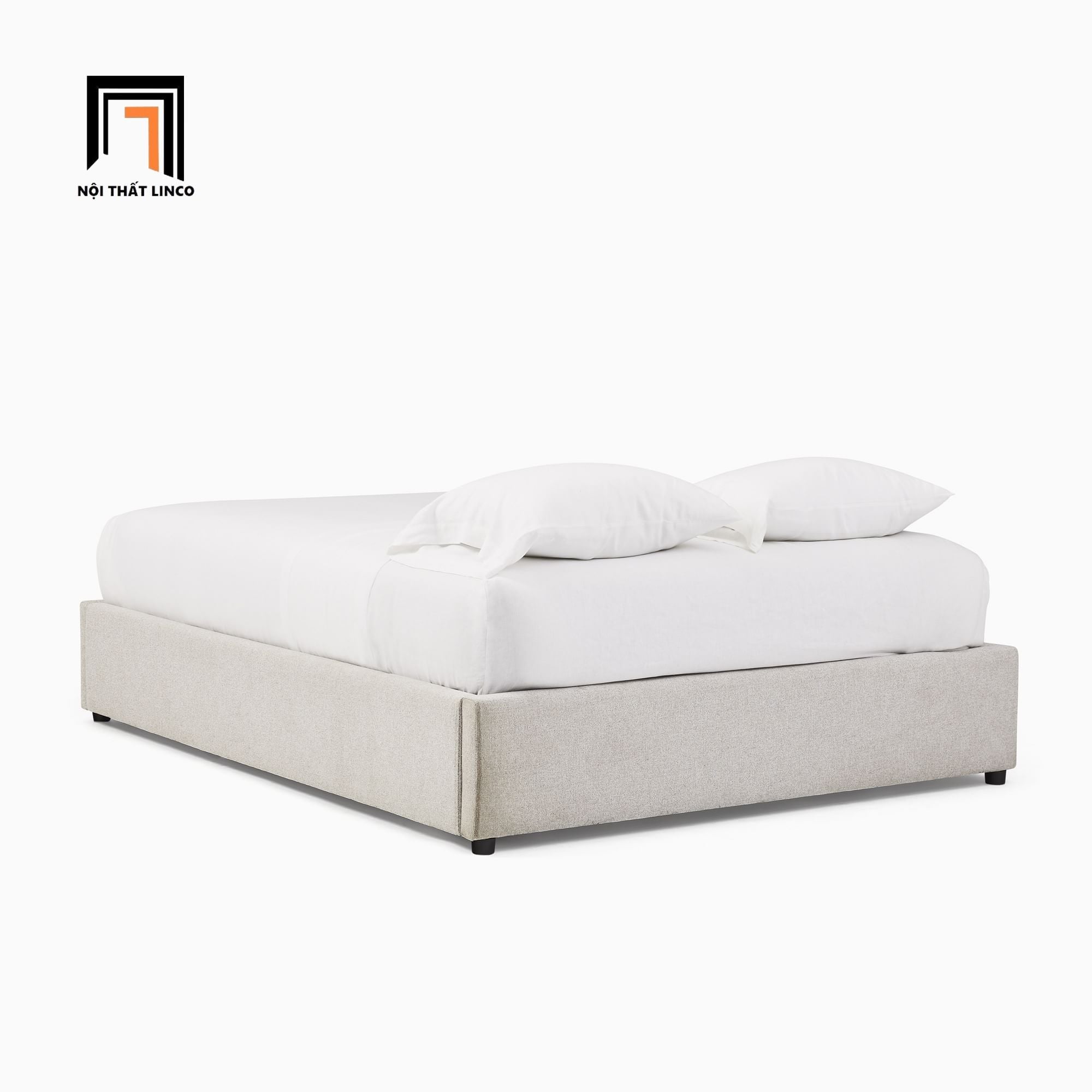  Giường ngủ divan giá rẻ GN126 Dixien 1m6 x 2m cho khách sạn 