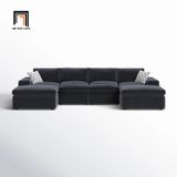  Bộ sofa chữ U 3m UT15 Boggy bọc nỉ êm ái 