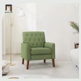  Ghế sofa đơn phòng khách gia đình DT94 Asaria màu xanh lá 