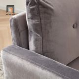  Ghế sofa đơn mini DT8 Brook vải nhung hiện đại giá rẻ 