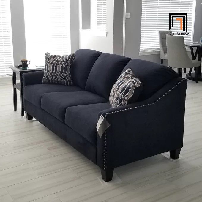  Ghế sofa văng phòng khách dài 2m BT35 Canchola đính nút đẹp 