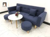  Bộ ghế sofa giường nằm 2m GBL2 thông minh màu xanh đậm 
